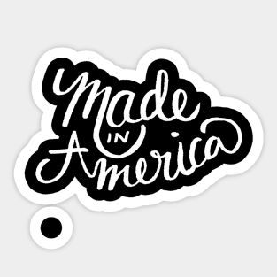 Made in America Sticker